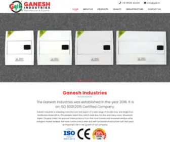 Gaik.in(Ganesh Industries is Manufacturer And Export Of Distribution Box (MCB Box)) Screenshot