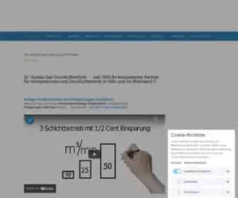 Gail-Druckluft.de(Gustav Gail Drucklufttechnik) Screenshot