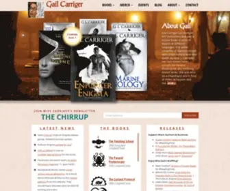 Gailcarriger.com(Gail Carriger) Screenshot