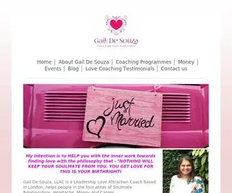 Gaildesouza.com(Certified Love Attraction Coach) Screenshot