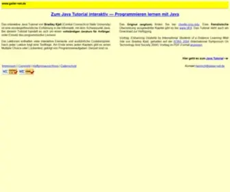 Gailer-Net.de(Java Tutorial) Screenshot
