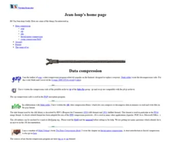 Gailly.net(Home page of Jean) Screenshot