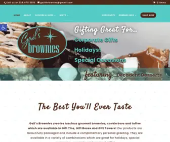 Gailsbrownies.com(Gail's Brownies) Screenshot