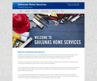 Gailunashomeservices.com(Gailunas Home Services) Screenshot