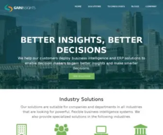 Gain-Insights.com(Artificial Intelligence) Screenshot