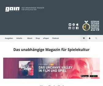 Gain-Magazin.de(GAIN Magazin) Screenshot