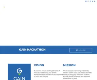 Gain-Nigeria.com(Grassroots Addressing and Identity Network) Screenshot