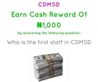 Gaincashrewards.com(Who is the first staff in CDMSD) Screenshot