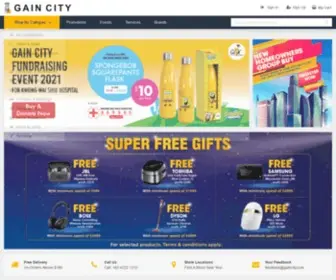 Gaincity.com(Gain City) Screenshot