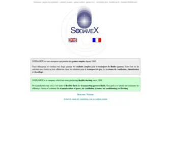 Gaines-Sodiamex.fr(Gaines de ventilation) Screenshot