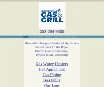 Gainesvillegasandgrill.com(Gainesville Gas & Grill) Screenshot