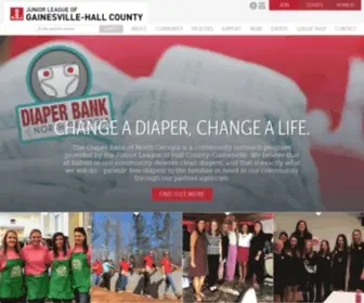 Gainesvillehalljuniorleague.org(The Junior League of Gainesville) Screenshot