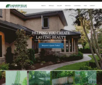 Gainesvillelawnscaping.com(Gainesville Lawnscaping) Screenshot