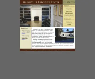 Gainesvilleoffices.com(Gainesville Executive Center) Screenshot