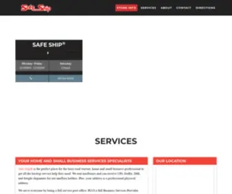 Gainesvillepacknship.com(Safe Ship) Screenshot