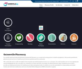 Gainesvillerx.com(GainesvilleRx Pharmacy) Screenshot