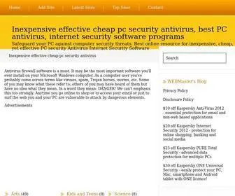 Gainesvillesbest.com(Inexpensive effective cheap pc security antivirus) Screenshot
