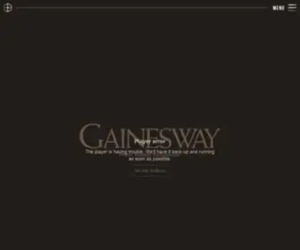 Gainesway.com(Gainesway) Screenshot