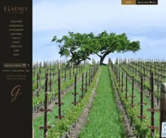 Gaineyvineyard.com(Gainey Vineyard) Screenshot