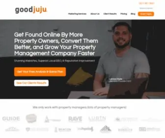 Gaingoodjuju.com(Online Growth for Property Managers) Screenshot