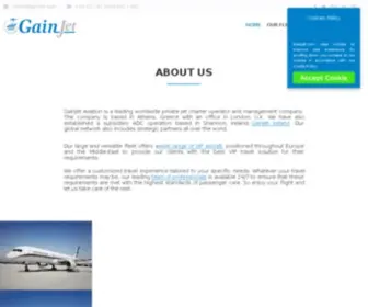 Gainjet.com(GainJet Aviation) Screenshot