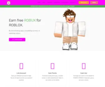 Gainrbx.com(Earn free ROBUX for ROBLOX) Screenshot