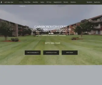 Gainsboroughcourt.com(Apartments in Fairfax) Screenshot