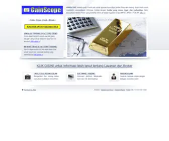 Gainscopefx.com(Forex Broker Terpercaya sejak Tahun 2006) Screenshot
