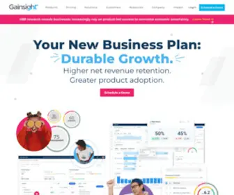 Gainsight.com(Customer Success and Product Experience Software) Screenshot