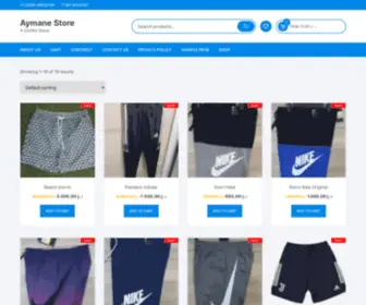 Gainstrongerhealth.com(A Cloths Store) Screenshot