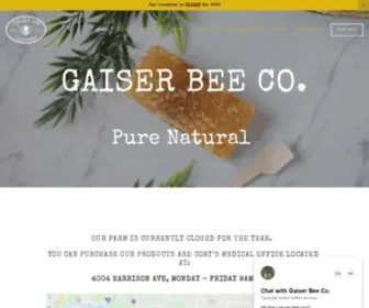 Gaiserbeeco.com(Gaiser Bee Co) Screenshot