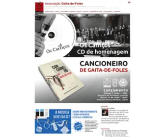Gaitadefoles.net(Associação Gaita) Screenshot