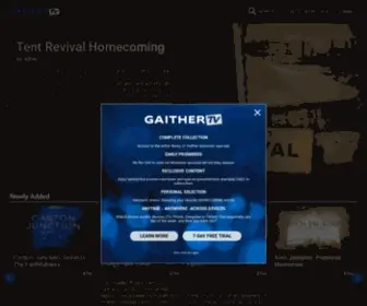 Gaither.tv(Gaither TV) Screenshot