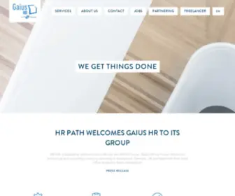 Gaius-HR.com(Gaius HR) Screenshot