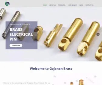 Gajananbrass.in(Gajanan Brass) Screenshot