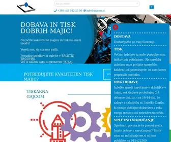 GajCom.si(Promocijski tekstil in tisk na majice) Screenshot