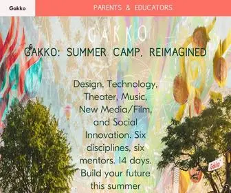 Gakko.org(Summer Camps) Screenshot