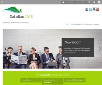 Galabau-Messe.com(Internationale Leitmesse Urbanes Grün und Freiräume) Screenshot