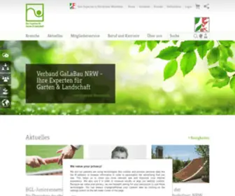 Galabau-NRW.de(Verband GaLaBau NRW) Screenshot