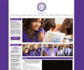 Galacademy.org(GALA Girls Academic Leadership Academy) Screenshot