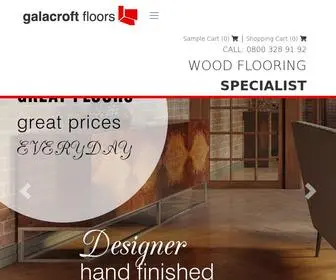 Galacroftfloors.co.uk(Solid and engineered wood flooring) Screenshot