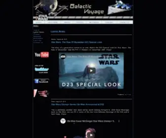 Galactic-Voyage.com(Star Wars at Galactic Voyage) Screenshot