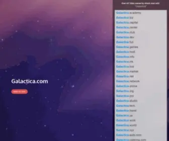 Galactica.com(Galactica Network) Screenshot