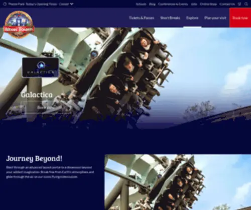 Galacticatours.com(Theme Park Ride at Alton Towers Resort) Screenshot