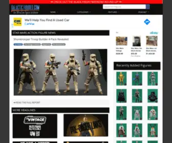 GalacticFigures.com(The Star Wars Action Figure Database) Screenshot