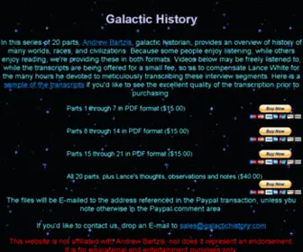 Galactichistory.com(Galactichistory) Screenshot