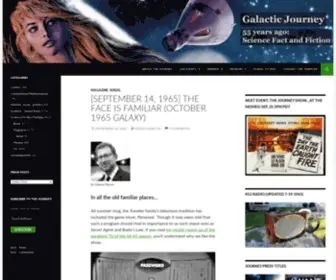 GalacticJourney.org(55 years ago) Screenshot