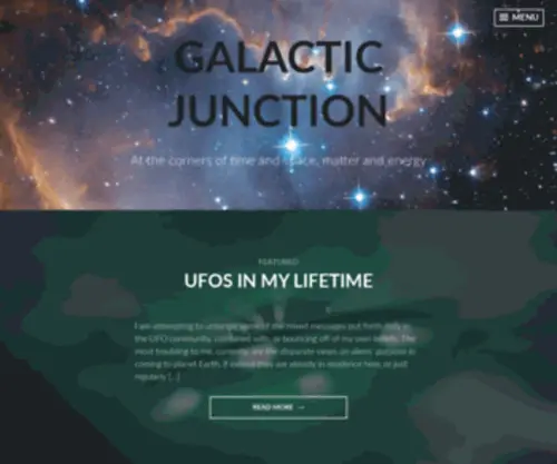 GalacticJunction.blog(At the corners of time and space) Screenshot