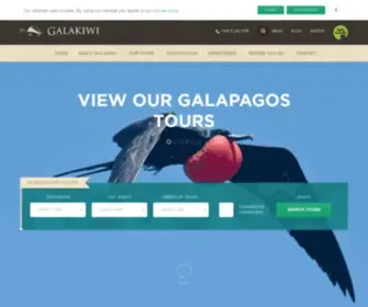 Galakiwi.com(Galapagos Tours) Screenshot