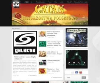 Galakta.pl(Strona domowa wydawnictwa Galakta) Screenshot